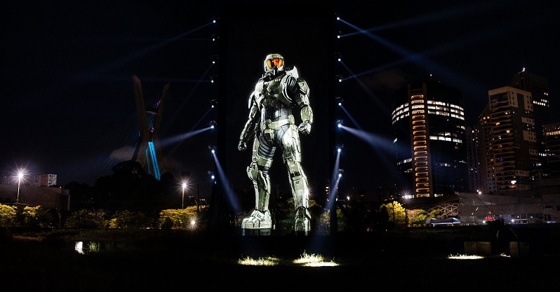 Paramount Beams 'World's Tallest Hologram' into Sydney to Celebrate 'Halo' Series — Variety (Australia)